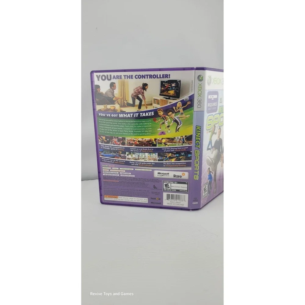 Kinect Sports (Microsoft Xbox‎ 360, 2010) CIB Complete Tested and Working Great